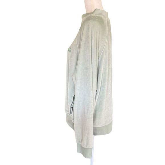 Melody Ehsani Women's Quarter Zip Long Sleeves Sweater Sz Medium Light Green - Picture 4 of 11